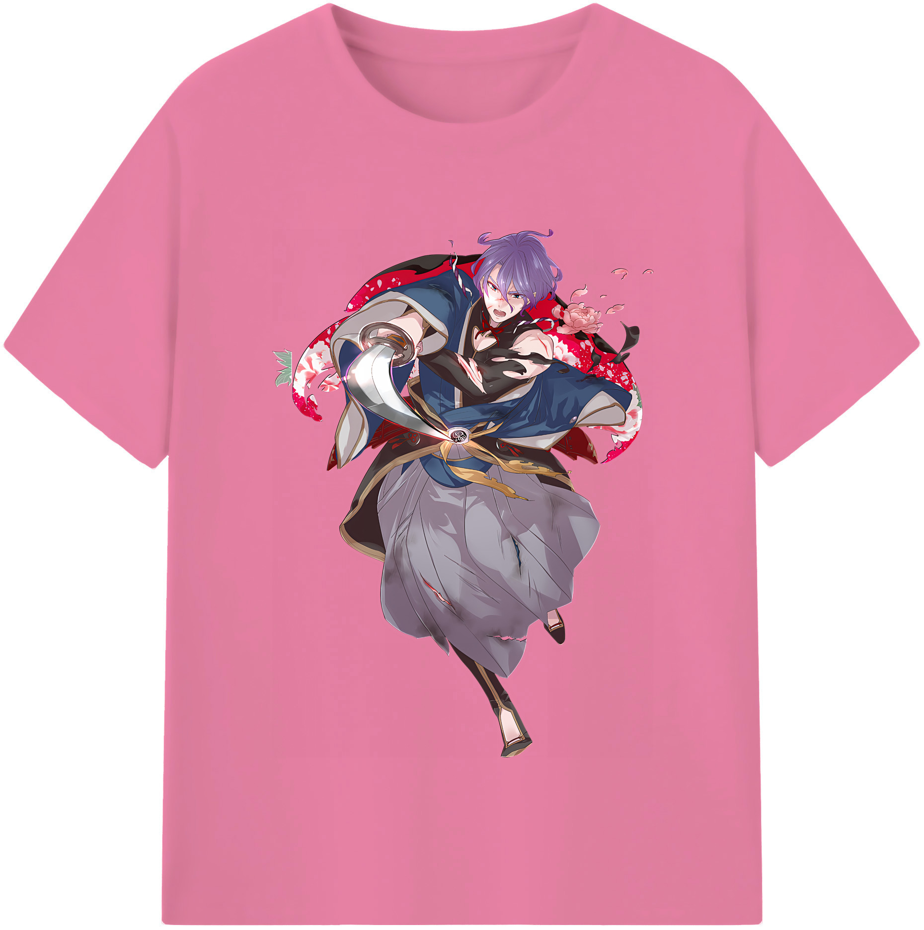 （画像用） 刀剣乱舞 Touken Ranbu 綿100％半袖Tシャツ（フロントプリント）